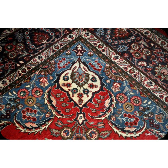 Room Size Red Background Antique Persian Tabriz Rug on Sale