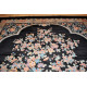 12' X 13' Vintage Black & Blue One of a kind Antique Chinese Rug