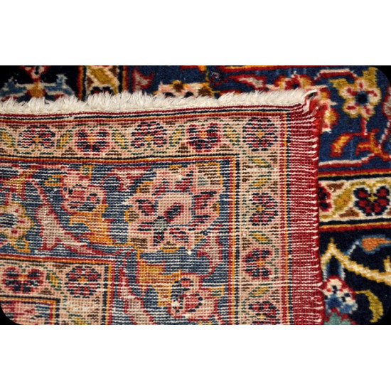 A Vivacious Persian Esfahan red color Persian Rug