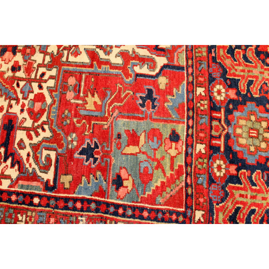 Antique Persian Heriz Large Size on Sale 