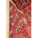 5 X 7 Ft. Persian Gabbeh Rug, Vegetable Dyed Rust Background Chobi