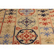 Natural Wool 5x7 FT. Southwestern Floral Kazakh handmade tribal kilim kelim