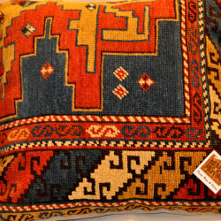 PAIR OF 19th Century Handmade Caucasian Shirvan Pillows