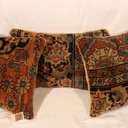 Three Antique Persian Farahan Pillows
