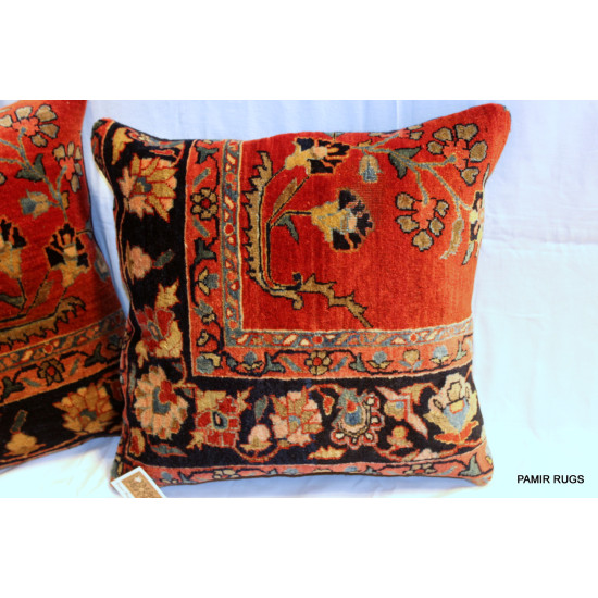 Antique Sarouk Pillows