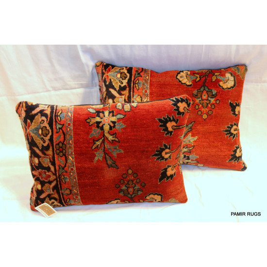 Antique Persian Sarouk Pillows
