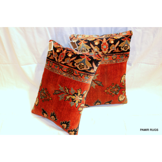 Antique Persian Sarouk Pillows