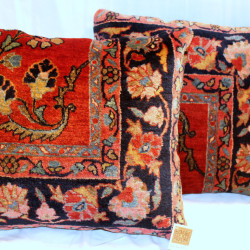Mahajeran Sarouk Antique Pillow