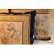French Aubusson Handmade Pillow