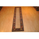 11 Ft. Long Hall Runner Caucasian Design Handmade Hand-knotted Wool Rug