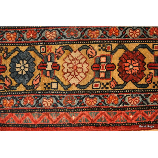 Antique Persian Bakhtiari Kurdish Handmade Long Hall Runner