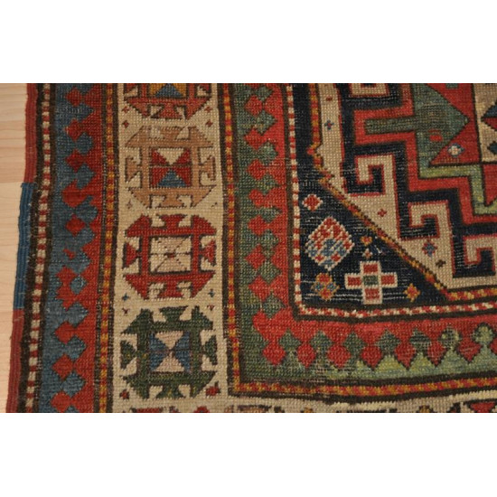 19th Century Caucasian Moghan Kazak Rug