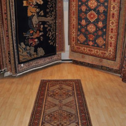 4' x 9' Handmade Caucasian Kazak Design Chobi Afghan Rug 4x9 ft.