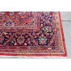 Antique Persian Mahal Sultanabad from early 1900 red background all over design