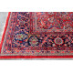 Antique Persian Mahal Sultanabad from early 1900 red background all over design