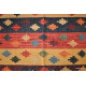 Southwestern Style Handmade Rug, Colorful Indian Kilim.  