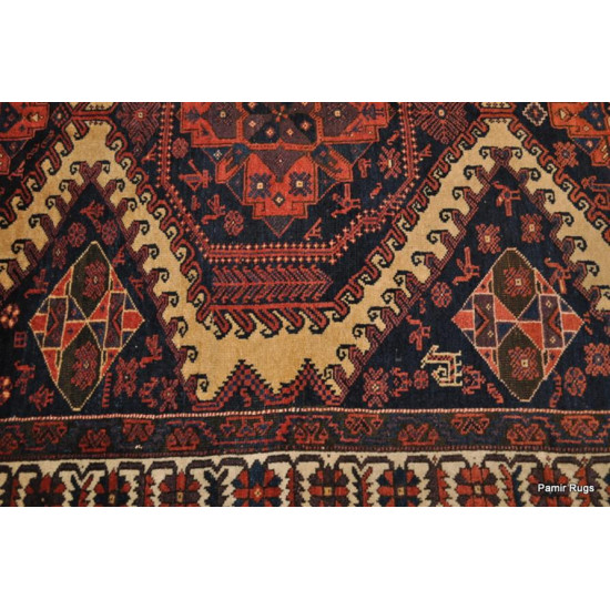 Antique Persian Bakhtiari Rug, Kurdish & Heriz