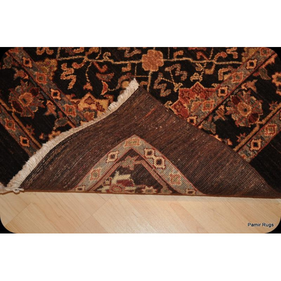 5' X 7' Elegant Persian Brown Vegetable Dyed Rug