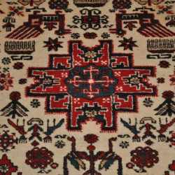 Caucasian design 9' x 5' 6" Antique Persian authentic1930