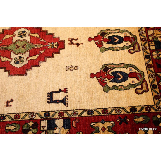 Persian Gabbeh Rug. Handmade Wool Area Rug