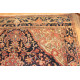 Antique Persian Farahan or Farghan Rug 5x7 ft. Authentic Floral Design 