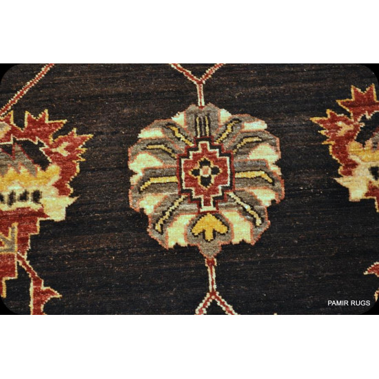 Handmade Black Background 6' X 9' Persian Rug on Sale