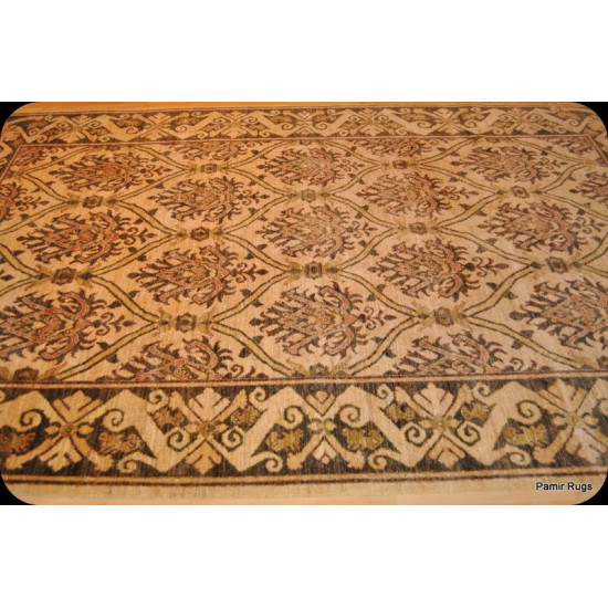 Elegant Victorian Design Handmade Persian Wool Rug