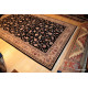6'x9' Persian Rug Black Background Fine Quality Woven Rug 
