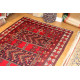 5'8" x 13'7" Vintage Persian Rug Turkmen Design 