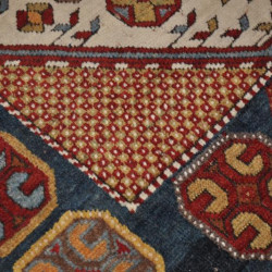 Antique Large Caucasian Karacopt Kazak Rug
