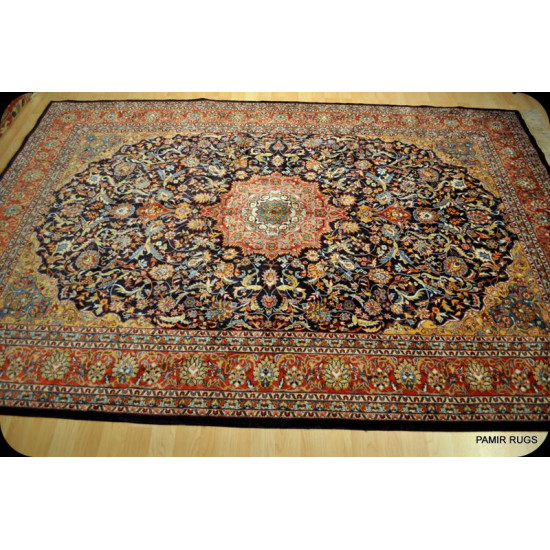 Elegant Handmade 6' X 9' Persian Silk Rug 