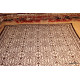 African Hand Woven Rug Brown & White Indian Navajo Design
