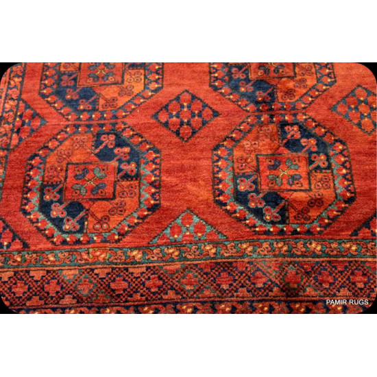 8' X 10' Antique Turkmen Ersari Rug ( Turkomen)