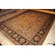 Light Brown Handmade 9' X 12' Thick Floral Persian Rug