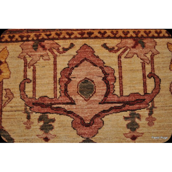 Elegant Handmade Persian Rug 9' X 12' Persian Heriz Design 