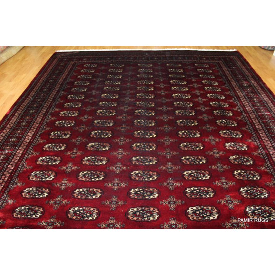 Chery Red  Hand Knotted Turkmen or Turkoman  Area Rug