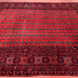 9x12 Handmade Hand-knotted Afghan Tribal Turkman Rug 