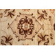 10 Foot Long Persian Handmade Hall Runner Rug  beige Background Floral Design 